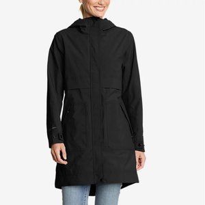 Eddie Bauer Women's Greenlake Trench Coat, Black